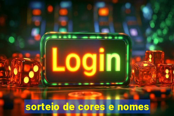 sorteio de cores e nomes